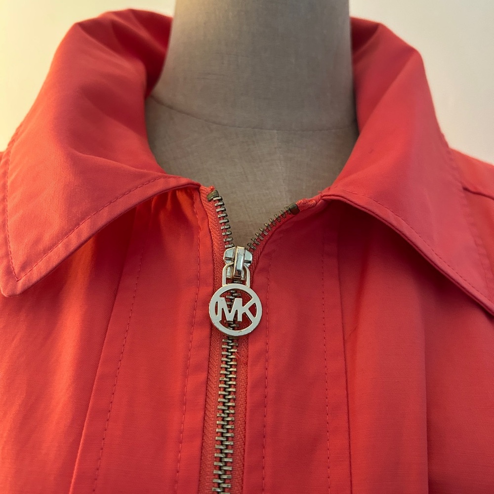 Michael Kors Zip Front Orange Utility Jacket | NEW Never Worn | XL - Picture 4 of 10